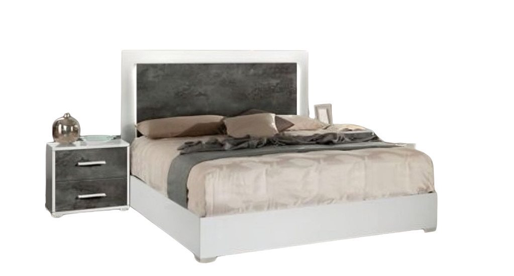 JVmoebel Schlafzimmer-Set, Bett Nachttisch Betten Design Luxus Doppel Hotel Nachttische 3tlg. von JVmoebel
