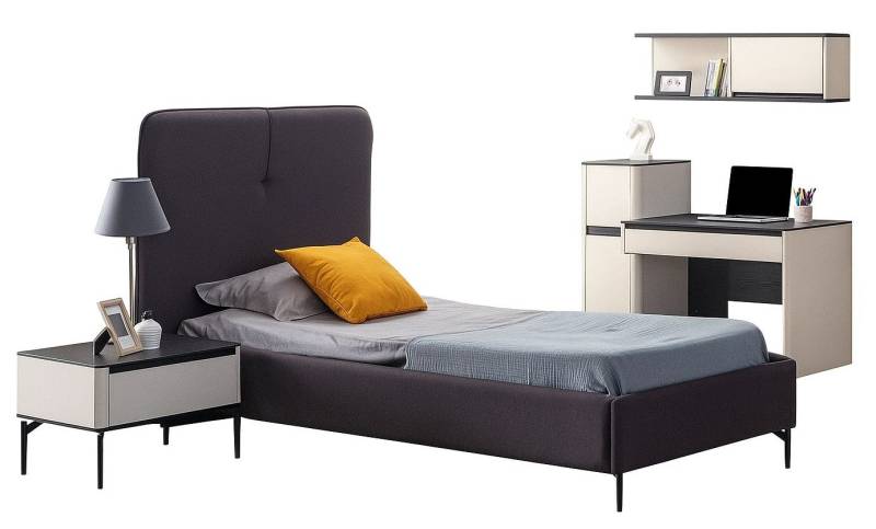 JVmoebel Jugendzimmer-Set Kindermöbel Kinderbett Nachttisch Luxuriöser Schreibtisch Holz Möbel, (4-tlg., 1x Bett+1x Nachttisch+1x Schreibtisch+1x Wandschrank), Made in Europa von JVmoebel