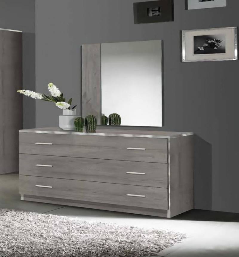JVmoebel Kommode Spiegel Modern Luxus Möbel Design Wohnzimmer Schlafzimmer Sideboard (2 St., 2 tlg.SCHLAFZIMMER SET (KOMMODE+SPIEGEL), Made in Europa von JVmoebel
