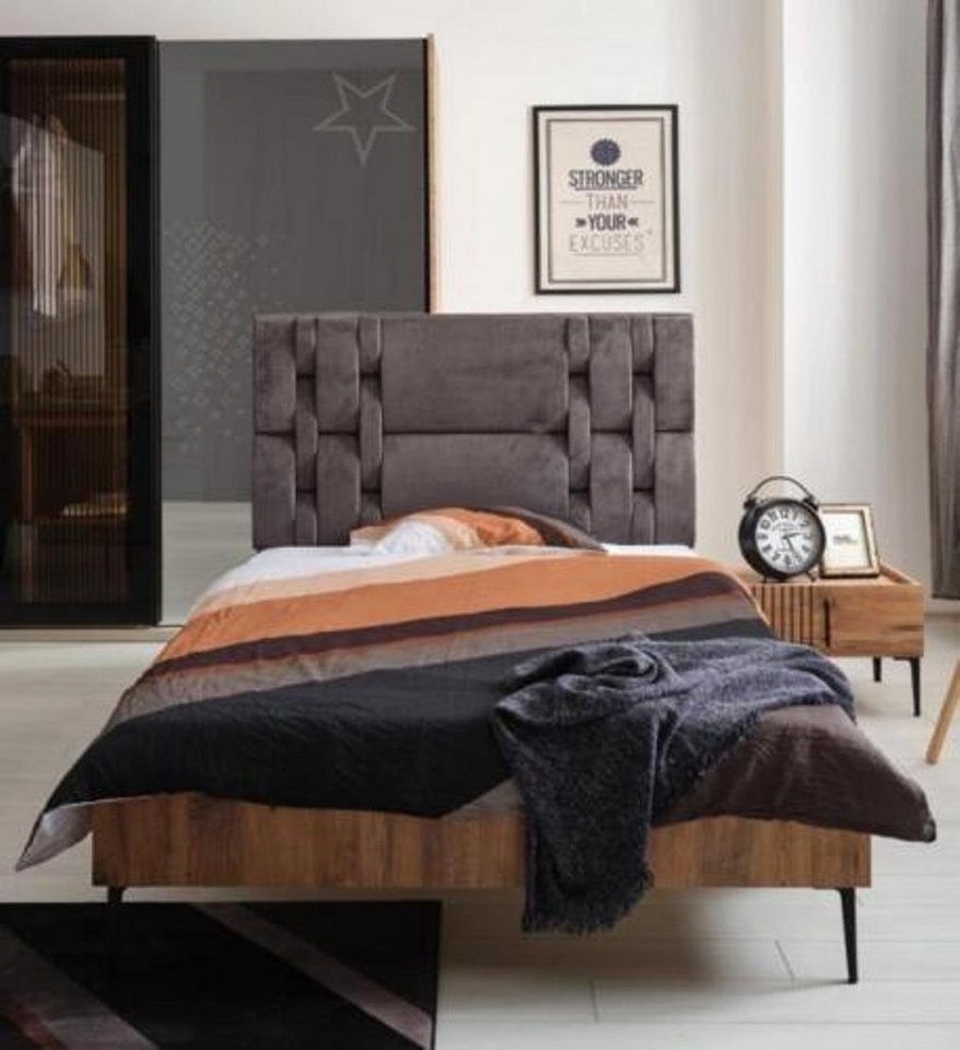 JVmoebel Schlafzimmer-Set Luxus Schlafzimmer Nachttisch Betten Bett 2tlg Komplett Set Design, (2-St., Bett, Nachttisch), Made in Europa von JVmoebel