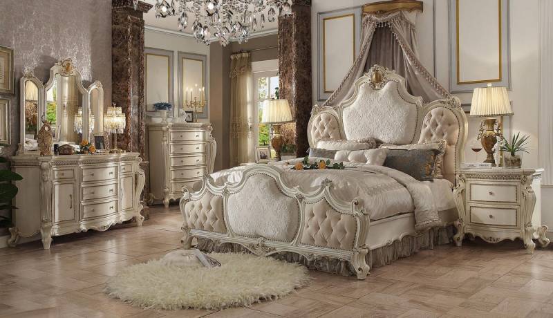 JVmoebel Schlafzimmer-Set Schlafzimmer Set Chesterfield 3-teilig mit Bett und Nachttischen, Made in Europa JVmoebel Schlafzimmer-Set Schlafzimmer Set Chesterfield 3-teilig mit Bett und Nachttischen, Made in Europa von JVmoebel