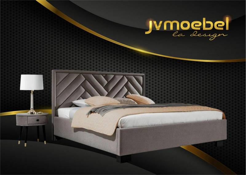 JVmoebel Schlafzimmer-Set Schlafzimmer Set: Bett mit 2 Nachttischen, 3-teiliges Ensemble, Made in Europa JVmoebel Schlafzimmer-Set Schlafzimmer Set: Bett mit 2 Nachttischen, 3-teiliges Ensemble, Made in Europa von JVmoebel
