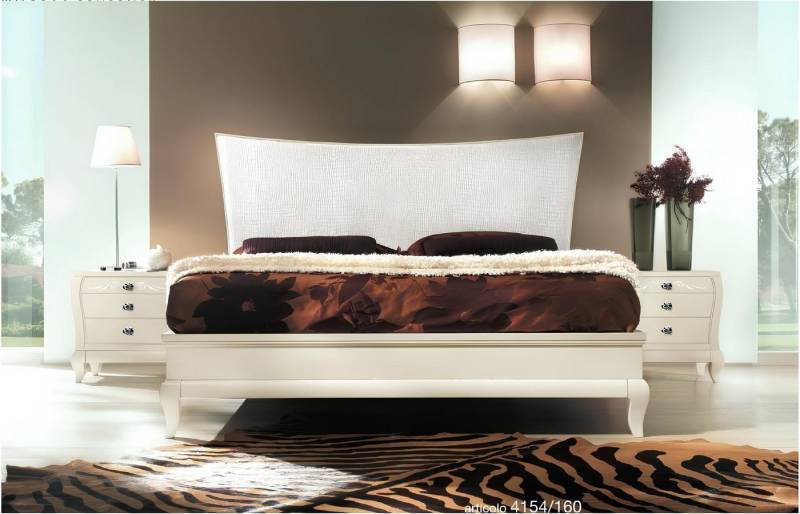 JVmoebel Schlafzimmer-Set Schlafzimmermöbel Set 3-teilig Bett Nachttisch Gruppe, Made in Italy von JVmoebel