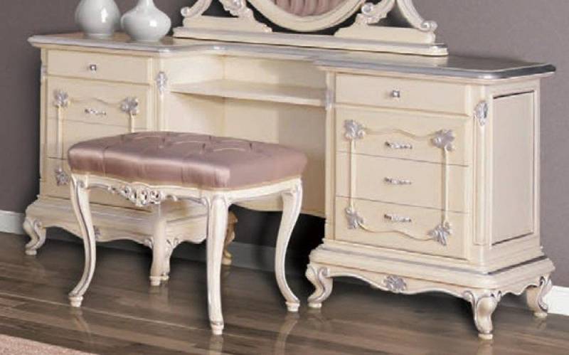 JVmoebel Schminktisch Eleganter Konsolentisch aus Holz im italienischen Stil, Made in Europa von JVmoebel