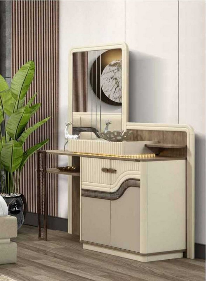 JVmoebel Schminktisch Eleganter Schminktisch mit Spiegel für das Schlafzimmer (2-St., Schminktisch mit Spiegel), Made in Europa von JVmoebel