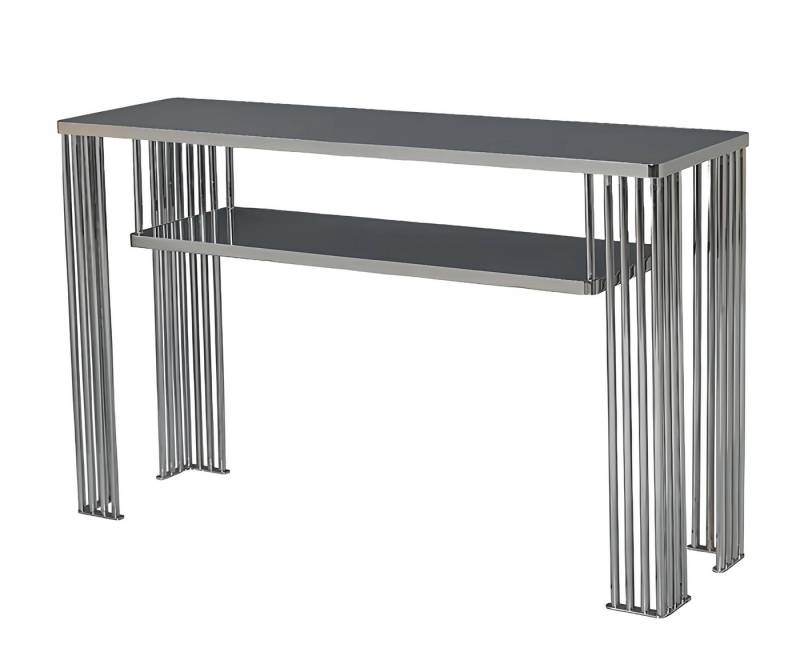 JVmoebel Schminktisch Hochwertig Schminktisch Silber Konsole Schmink Tische Tisch Konsolen (1-St., Schminktisch), Made in Europa von JVmoebel