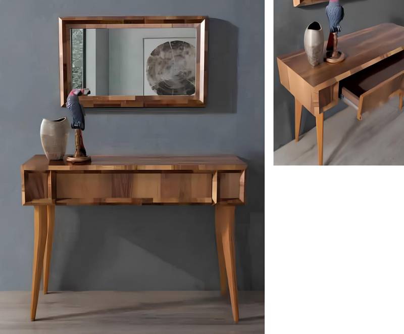 JVmoebel Schminktisch Italienischer Sekretär Braun für Schlafzimmer und Schminktische, Made in Europa JVmoebel Schminktisch Italienischer Sekretär Braun für Schlafzimmer und Schminktische, Made in Europa von JVmoebel