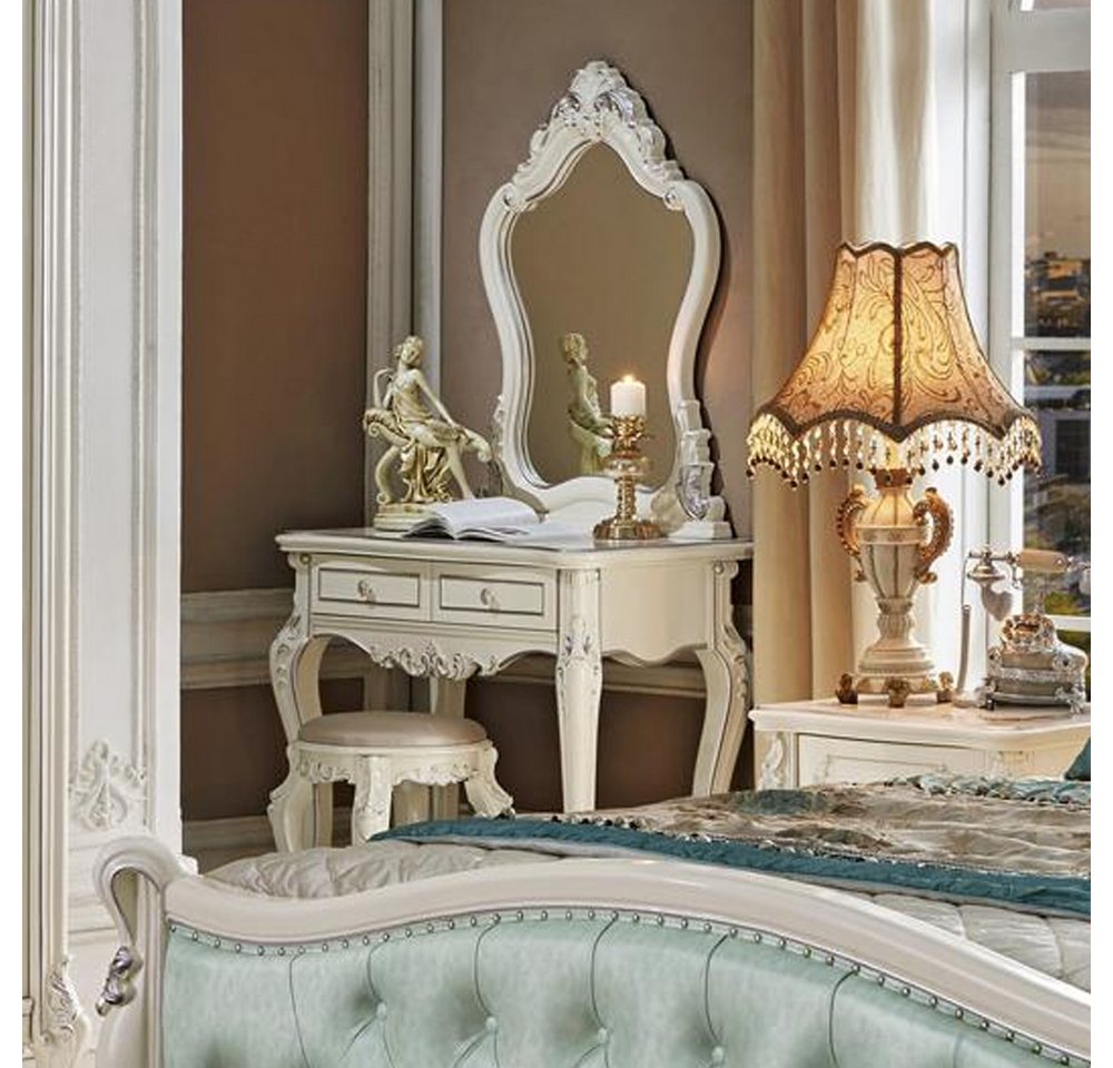JVmoebel Schminktisch Klassischer Schminktisch in Beige mit elegantem Design SOFORT (Schminktisch), Made in Europa von JVmoebel