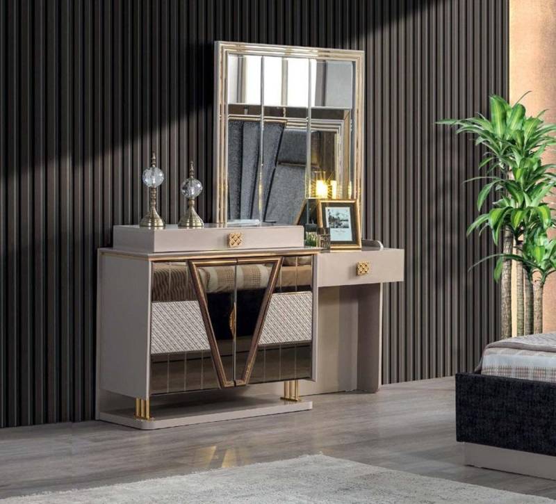 JVmoebel Schminktisch Luxuriöser Schminktisch – Neu & stilvoll mit Spiegel (1-St., Schminktisch mit Spiegel), Made in Europa von JVmoebel