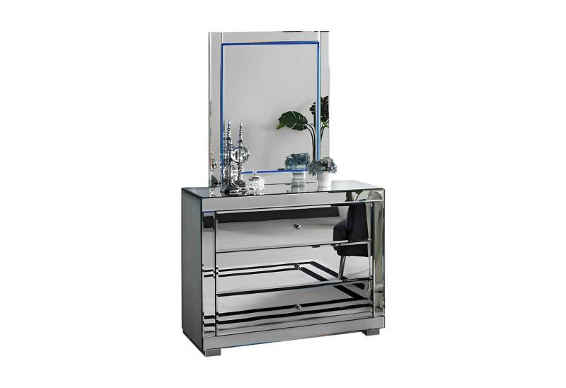 JVmoebel Schminktisch Schlafzimmer Silber Schminktisch Designer Schminkkommode Luxus Möbel (Schminktisch), Made in Europa von JVmoebel