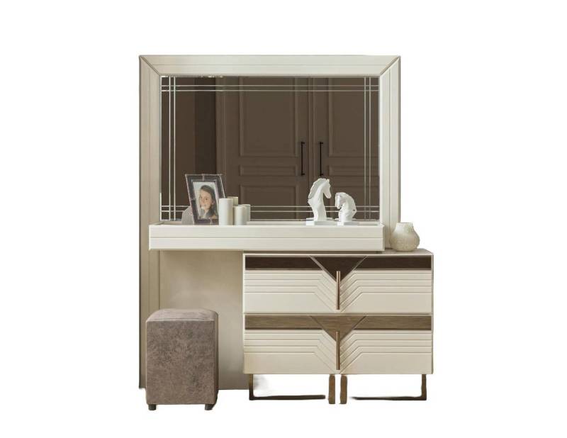 JVmoebel Schminktisch Frisiertisch Konsolentisch Holz Schlafzimmer Kommode Weiß modern (1-St., 1x Schminktisch), Made in Europa von JVmoebel