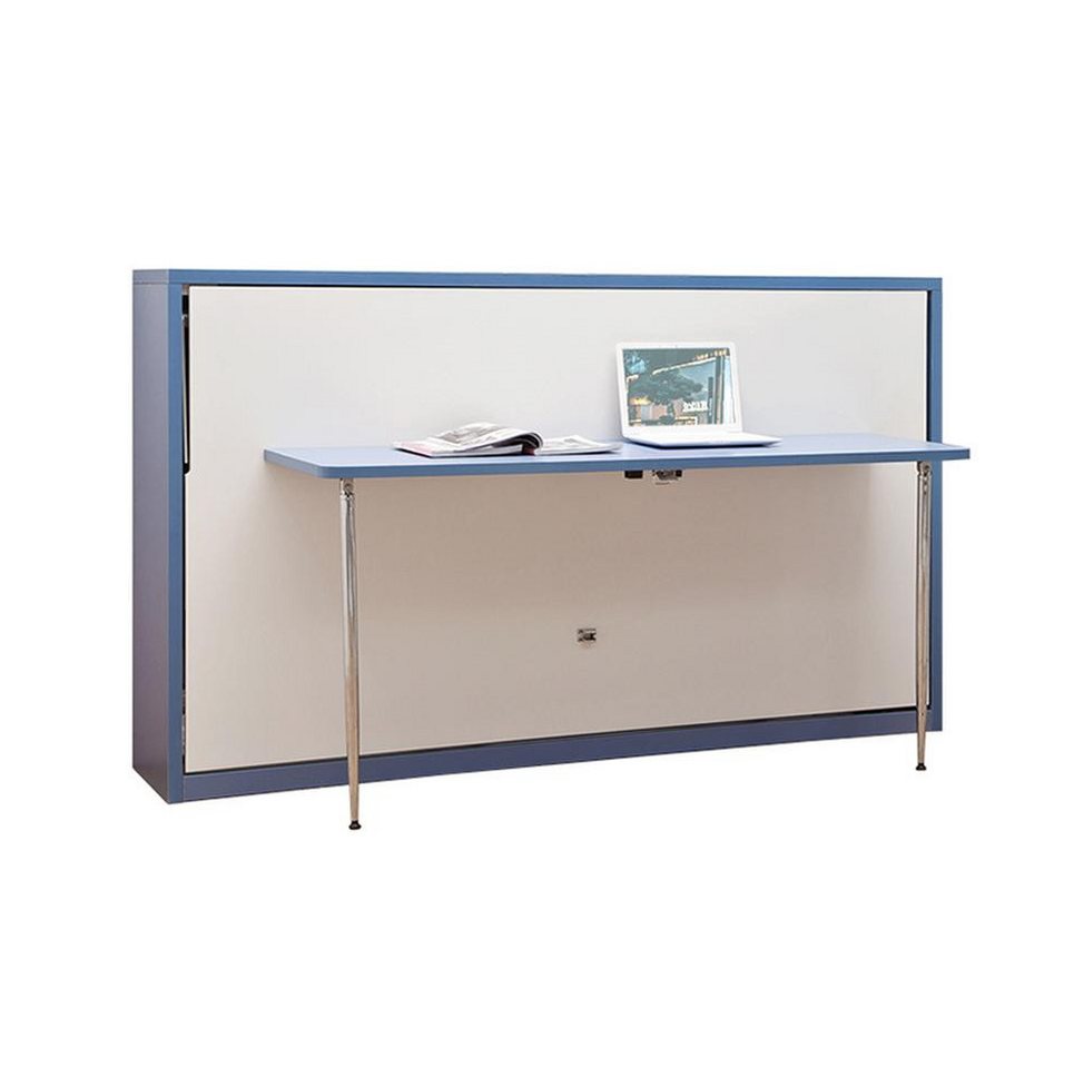 JVmoebel Schrankbett Büro Bett Gäste Betten Schrank mit Tisch Wandbett Schrankbett (Schrankbett) Made in Europa von JVmoebel