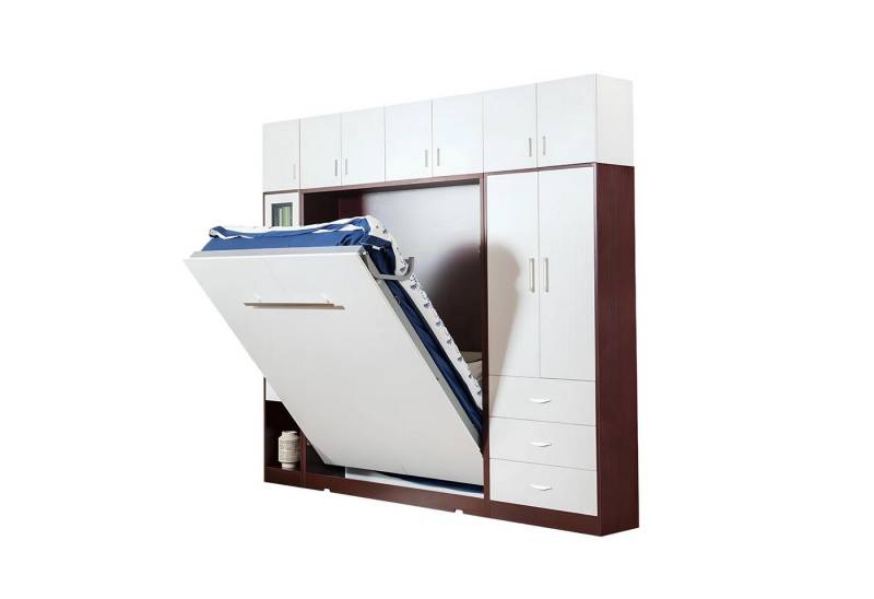JVmoebel Schrankbett Schrank Bett Wandschrank Betten Wohnwand Schlafzimmer Gästezimmer (Schrankbett) Made in Europa von JVmoebel