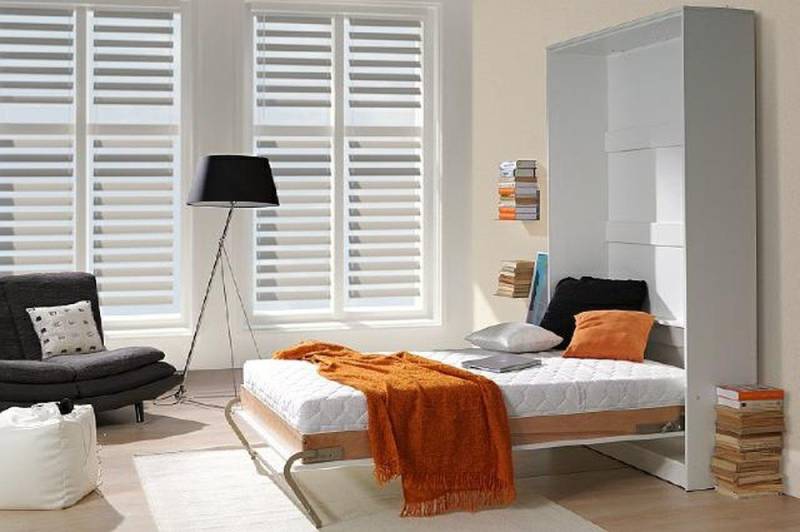 JVmoebel Schrankbett Schrankbett für Platzsparende Lösungen im Schlafzimmer (Schrankbett) Made in Europa von JVmoebel