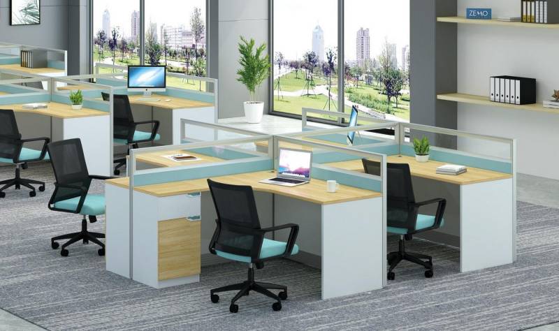 JVmoebel Schreibtisch Bürotisch Tisch Arbeitstisch Firma Möbel Counter call center möbel, Made in Europa von JVmoebel