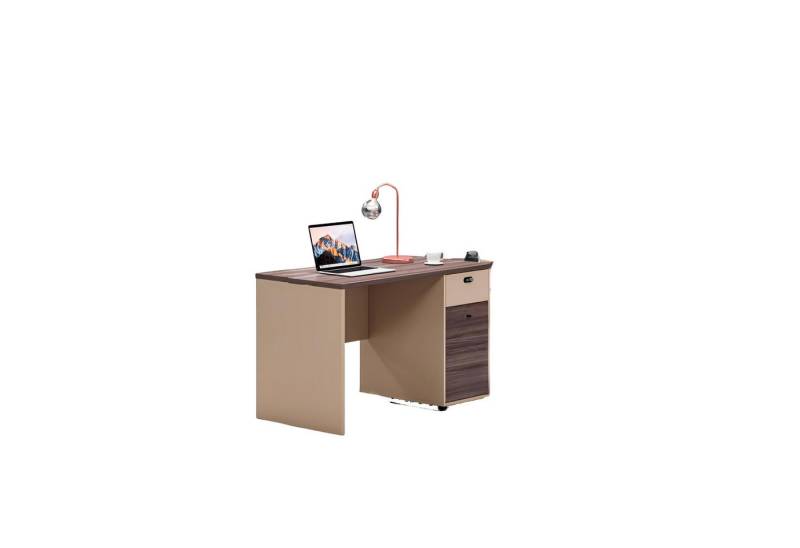 JVmoebel Schreibtisch Arbeitstisch Braun Tisch Bürotisch Schreibtisch Büromöbel Holztisch (Arbeitstisch), Made in Europa von JVmoebel