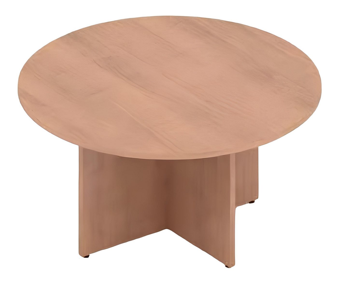 JVmoebel Schreibtisch Beige Rund Schreibtisch Holztisch Tisch Arbeitstisch Wohnzimmer (1-St., Schreibtisch), Made in Europa von JVmoebel