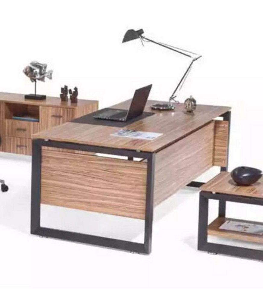 JVmoebel Schreibtisch Brauner Schreibtisch Luxus Büromöbel Holz Stilvolle Einrichtung (1-St., 1x nur Schreibtisch), Made in Europa von JVmoebel