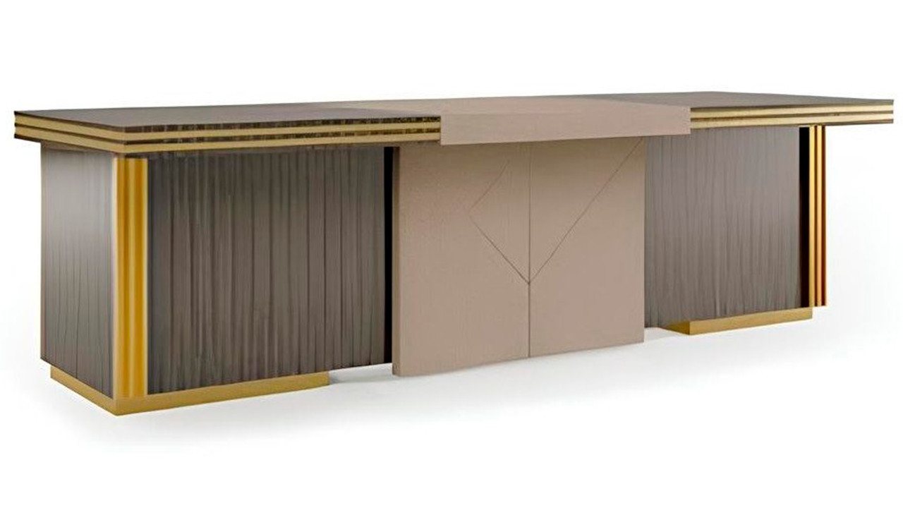 JVmoebel Schreibtisch Büro Tisch Schreibtisch Sekretär Schreibtische Italienische Möbel Holz (Schreibtisch), Made in Europa von JVmoebel
