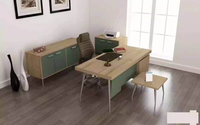 JVmoebel Büromöbel-Set Büroeinrichtung 4tlg. Set Schreibtisch Aktenschrank Kommode Couchtisch, (4-tlg., Aktenschrank/Couchtisch/Schreibtisch/Kommode), Made in Europa von JVmoebel