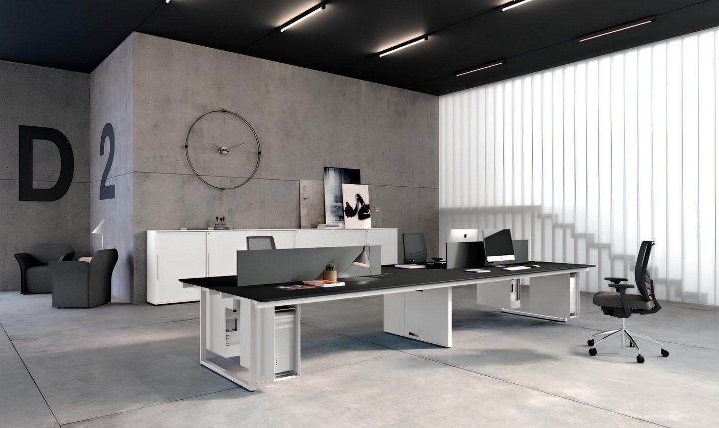 JVmoebel Schreibtisch Büromöbel Arbeitstisch Computertisch Büro Tisch Laptoptisch Computer (Schreibtisch), Made in Europa von JVmoebel