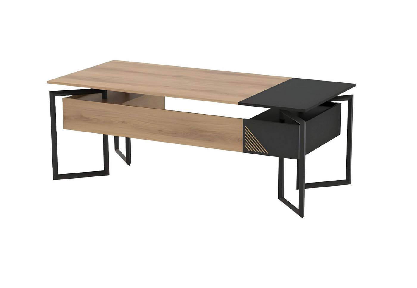 JVmoebel Schreibtisch Bürotisch Schreibtisch Arbeitstisch Tisch 2 Schubladen Arbeitszimmer (1-St., Schreibtisch), Made in Europa von JVmoebel