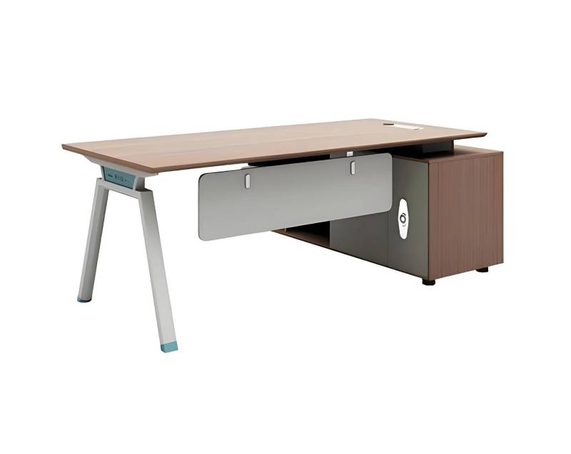 JVmoebel Eckschreibtisch Deisng Eckschreibtisch Schreibtisch mit Aktenschrank Tisch Büro (Schreibtisch), Made in Europa von JVmoebel