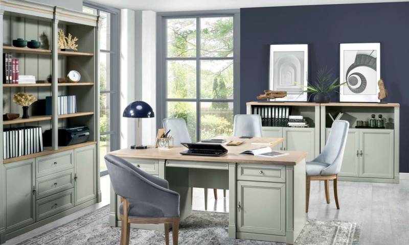 JVmoebel Schreibtisch Design Tisch Sekretär Luxus Schreib Büro Möbel Holz Tische Office, Made in Europa von JVmoebel