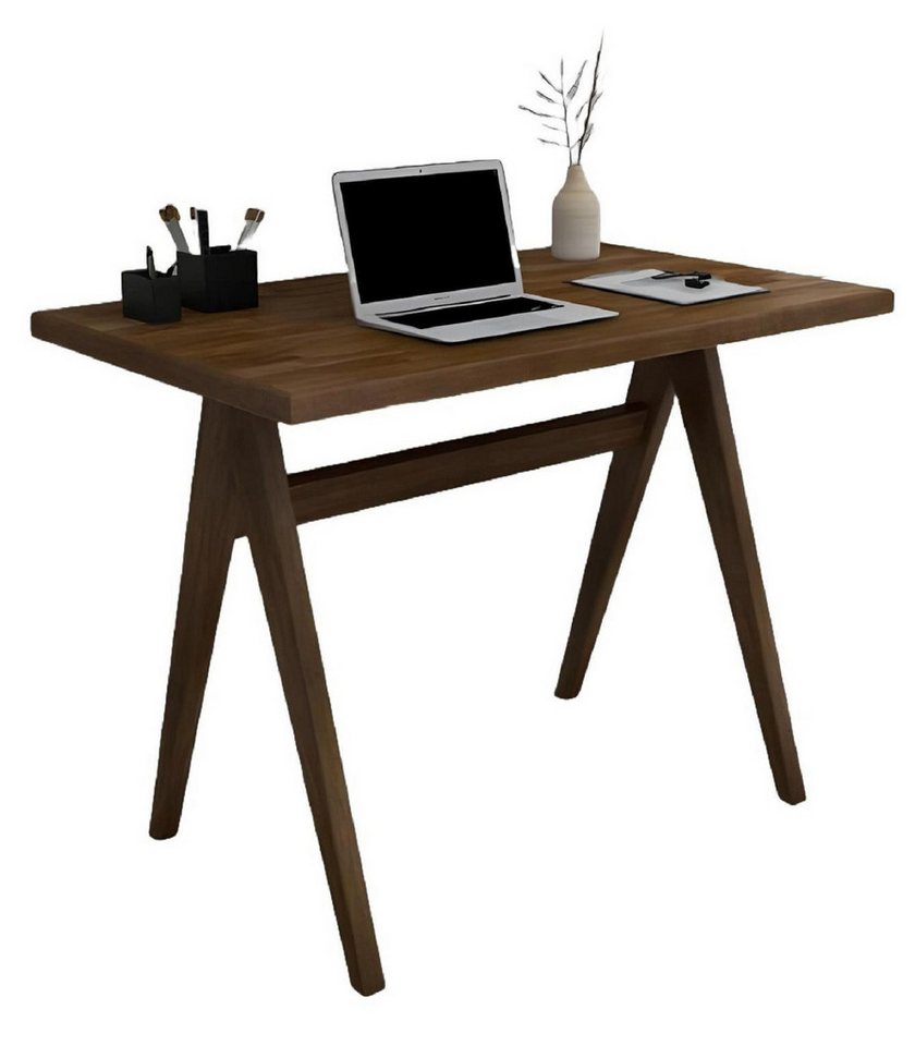 JVmoebel Schreibtisch Designer Dunkelbrauner Computertisch Designer Arbeitszimmer (Schreibtisch), Made in Europa von JVmoebel