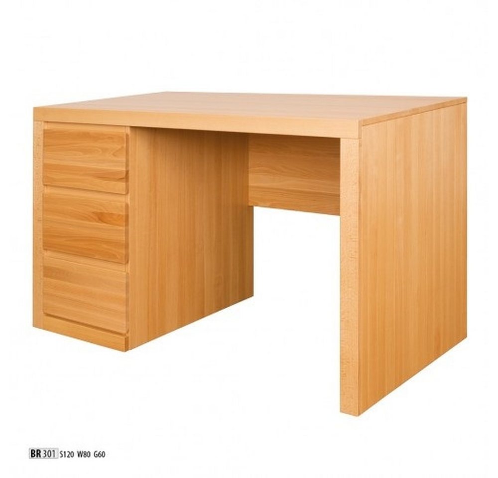 JVmoebel Schreibtisch Echtholz Bürotisch aus Eiche, massives Holz, Arbeitstisch, Made in Europa JVmoebel Schreibtisch Echtholz Bürotisch aus Eiche, massives Holz, Arbeitstisch, Made in Europa von JVmoebel