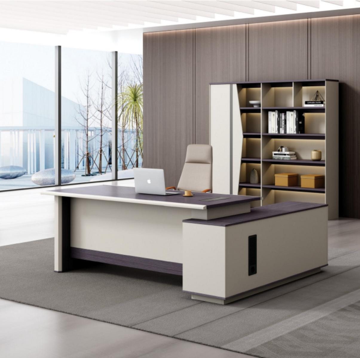 JVmoebel Eckschreibtisch Ergonomischer Arbeitstisch Bürotisch Computertisch Eckarbeitstisch (Eckschreibtisch), Made in Europa von JVmoebel