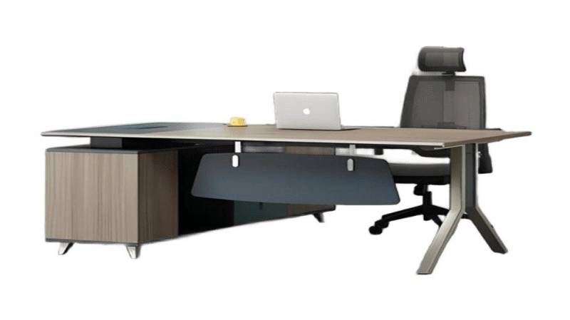 JVmoebel Eckschreibtisch Büro Tisch Schreibtisch Möbel Einrichtung Chef modern stylish (a target="_blank">Eckschreibtisch), Made in Europa von JVmoebel