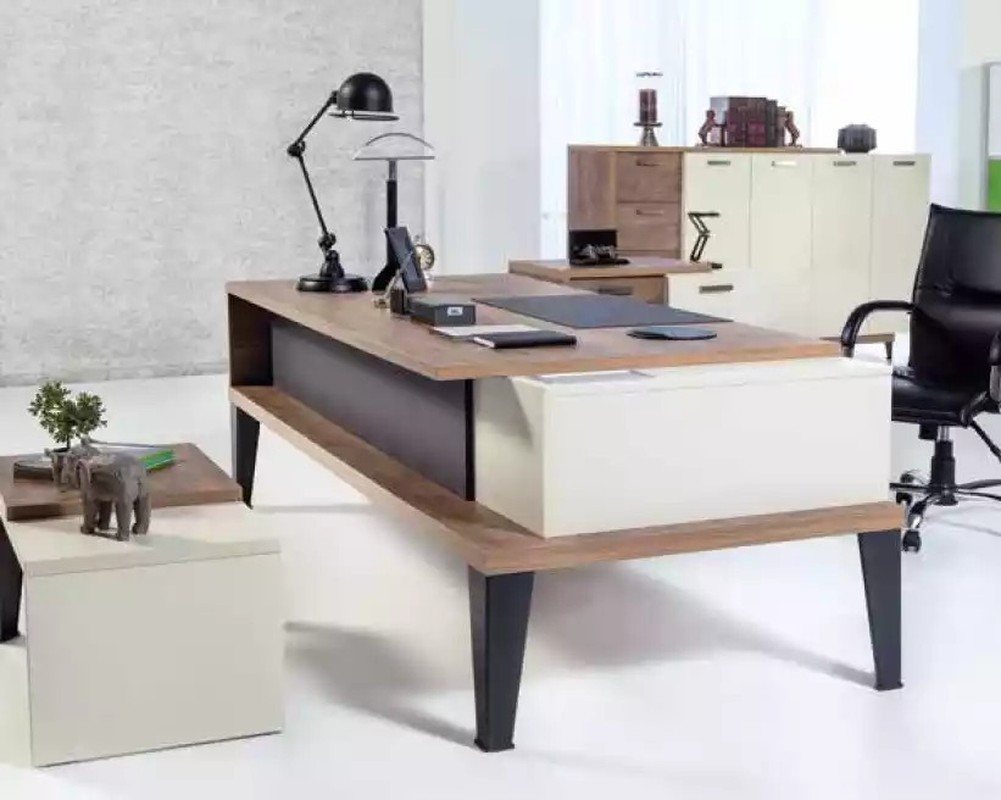 JVmoebel Schreibtisch Exklusiver Chefschreibtisch für stilvolles Bürodesign (1-St., Schreibtisch), Made in Europa von JVmoebel