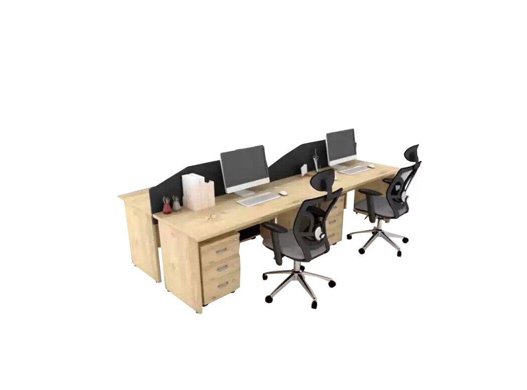 JVmoebel Schreibtisch Großer Holz Schreibtisch Arbeitszimmer Computertisch Büromöbel (1-St), Made in Europa von JVmoebel