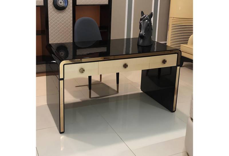 JVmoebel Schreibtisch Hochglanz Metall Sekretär Tisch für Büro und Home Office, Made in Europa JVmoebel Schreibtisch Hochglanz Metall Sekretär Tisch für Büro und Home Office, Made in Europa von JVmoebel
