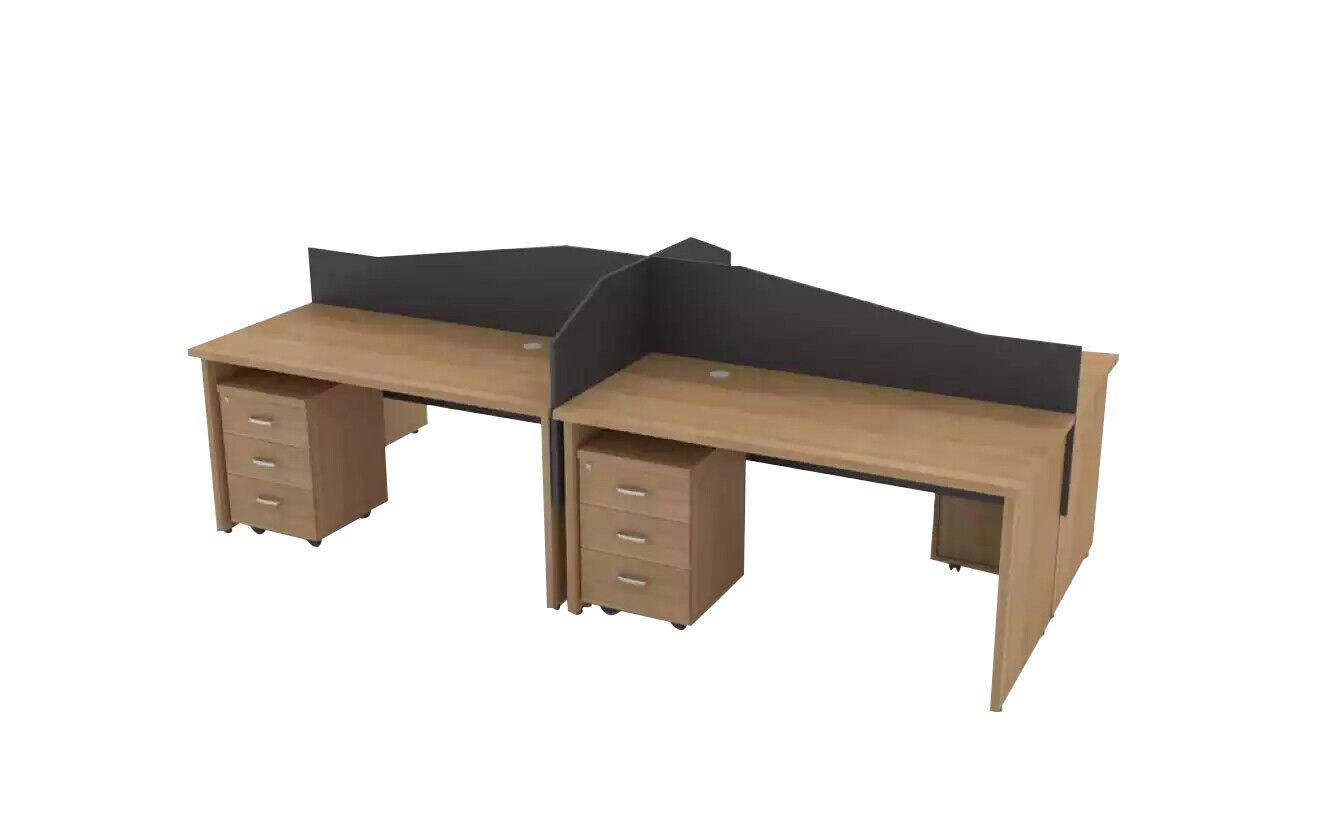 JVmoebel Schreibtisch Holzmöbel Büroeinrichtung Großer Schreibtisch Design Arbeitszimmer (1-St), Made in Europa von JVmoebel