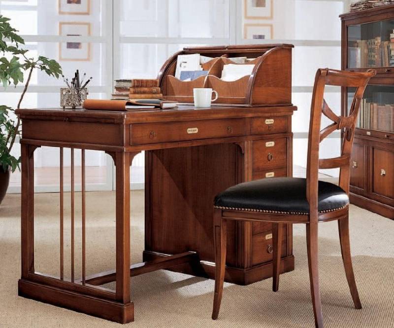 JVmoebel Sekretär Home Office Schreibtisch Büroeinrichtung Tisch Schubladen (Schreibtisch), Made in Europa von JVmoebel