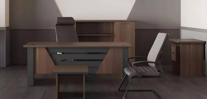 JVmoebel Büro-Set Komplette Büromöbel Schreibtisch Bücherregale Kommoden Moderne, (4-tlg., 1x Schreibtisch + 1x Couchtisch + 1x Bücherregal + 1x Kommode), Made in Europa von JVmoebel