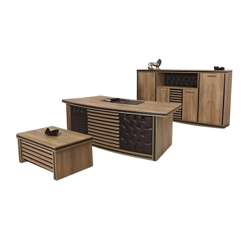 JVmoebel Büromöbel-Set Komplettes Büro-Set Schreibtisch Büroschrank Couchtisch Designer Möbel, Made in Europa von JVmoebel