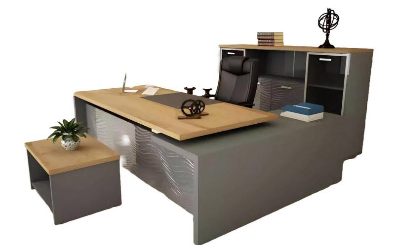 JVmoebel Büromöbel-Set Komplettes Büro Set Schreibtisch Kommode Aktenschrank Couchtisch, (3-tlg., Schreibtisch/Couchtisch/Bücherregal), Made in Europa von JVmoebel