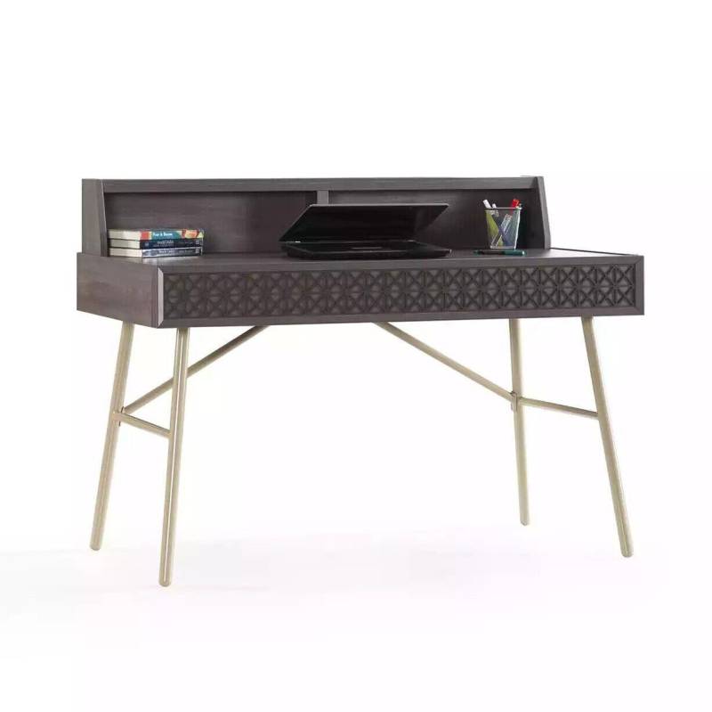 JVmoebel Schreibtisch Modern Schreibtisch Holz Bürotisch Grau Kindertisch Luxus (1-St., Schreibtisch), Made in Europa von JVmoebel