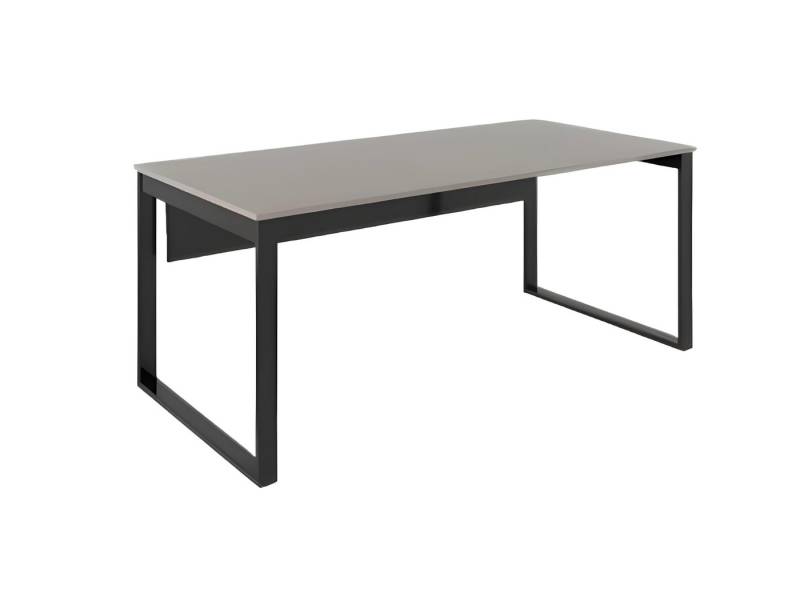 JVmoebel Schreibtisch Moderner Arbeitstisch schwarz grau luxe Arbeitsatmosphäre (1-St., Bürotisch), Made in Europa von JVmoebel