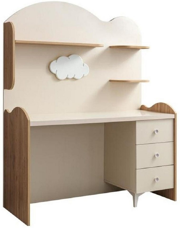 JVmoebel Kinderschreibtisch Moderner Beigefarbener Schreibtisch aus Holz für Home Office, Made in Europa JVmoebel Kinderschreibtisch Moderner Beigefarbener Schreibtisch aus Holz für Home Office, Made in Europa von JVmoebel