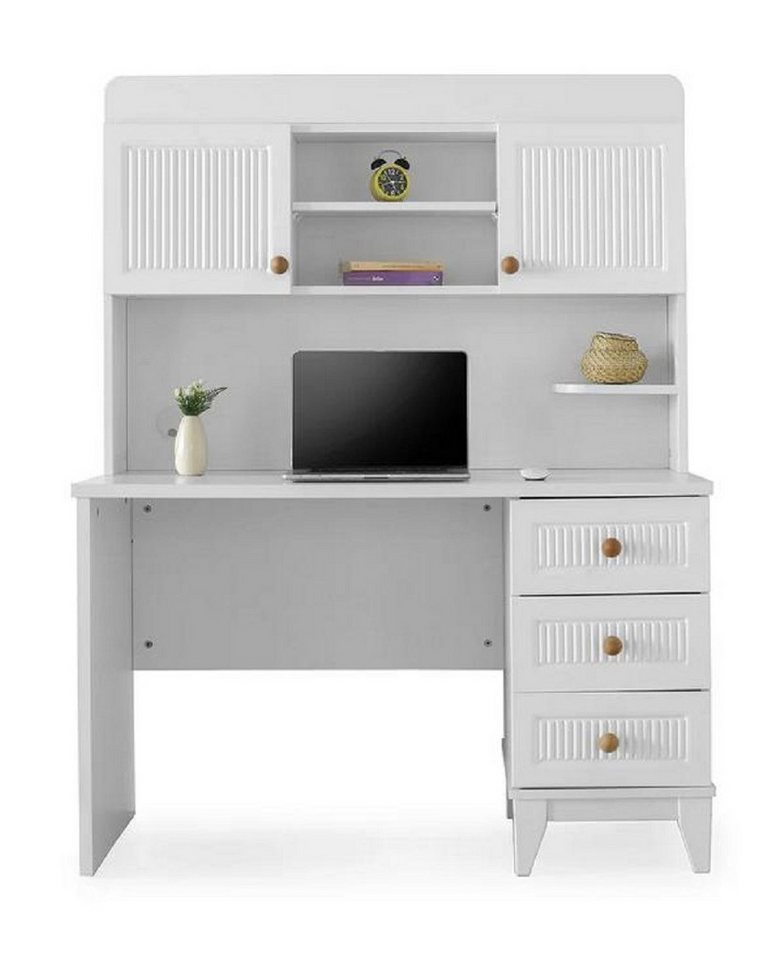 JVmoebel Kinderschreibtisch Moderner Schreibtisch fürs Kinderzimmer mit großer Arbeitsfläche (1-St., 3+1 Sitzer), Made in Europa von JVmoebel