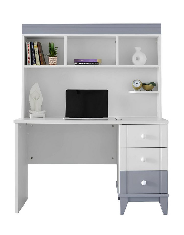 JVmoebel Kinderschreibtisch Moderner Schreibtisch mit Regal und Schubladen Funktionales Design (1-St., Schreibtisch), Made in Europa von JVmoebel