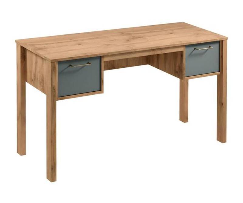 JVmoebel Schreibtisch Schreibtisch Beige mit 2 Schubladen Kratzresistent Holz Bürotisch, Made in Europe JVmoebel Schreibtisch Schreibtisch Beige mit 2 Schubladen Kratzresistent Holz Bürotisch, Made in Europe von JVmoebel