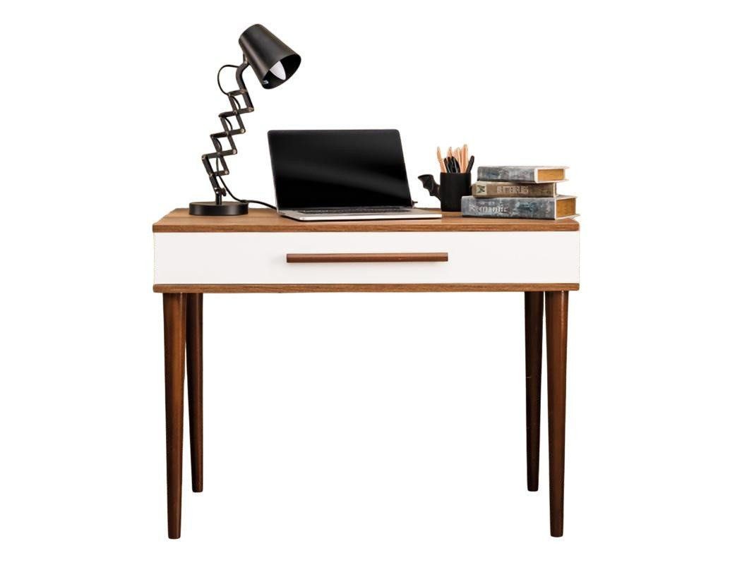 JVmoebel Schreibtisch Luxus Braun Holztisch Designer für stilvolles Schlafzimmer Design (1-St., Schreibtisch), Made in Europa von JVmoebel