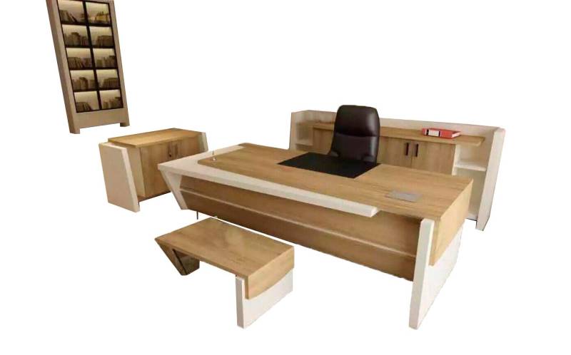 JVmoebel Büromöbel-Set Schreibtisch Couchtisch Aktenschrank Kommode modernes braunes Holz, (4-tlg., Schreibtisch/Aktenschrank/Couchtisch/Kommode), Made in Europa von JVmoebel