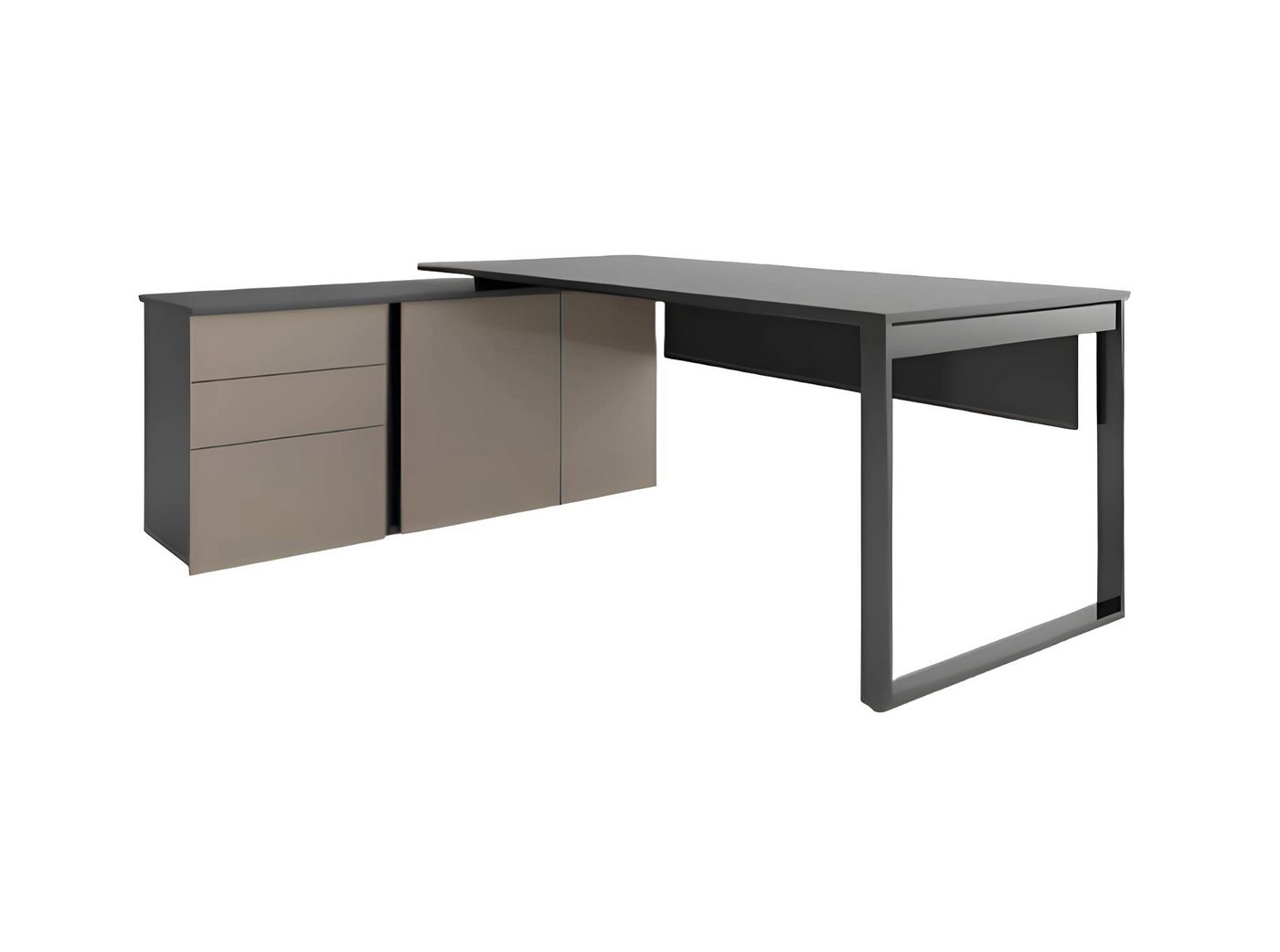 JVmoebel Eckschreibtisch Schreibtisch Ecktisch Computertisch Bürotisch Arbeitstisch (1-St., Eckschreibtisch), Made in Europa von JVmoebel