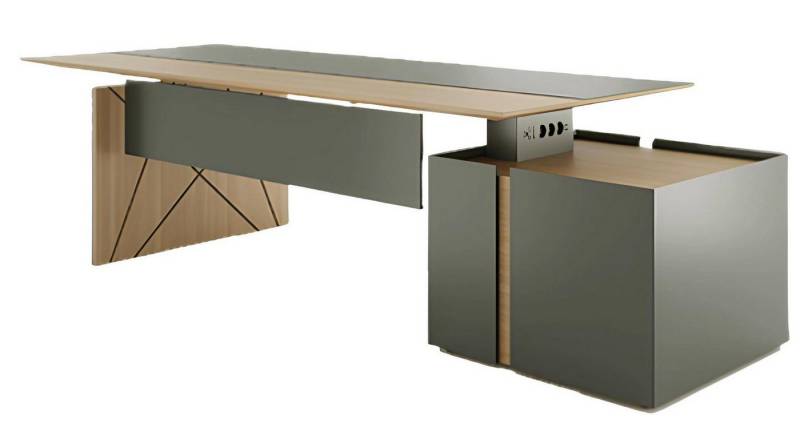 JVmoebel Schreibtisch Schreibtisch Ecktisch Computertisch Bürotisch Schreibtische (1-St., Schreibtisch), Made in Europa von JVmoebel